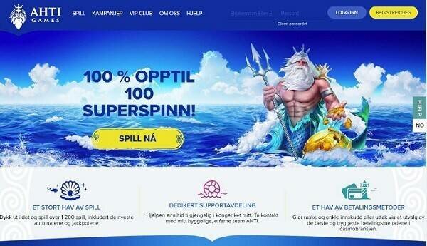Ahti games casino free spins bonus