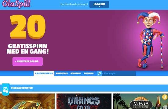 olaspill free spins